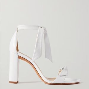 Alexandre Birman Clarita Ankle Tie High Block Heel Sandals